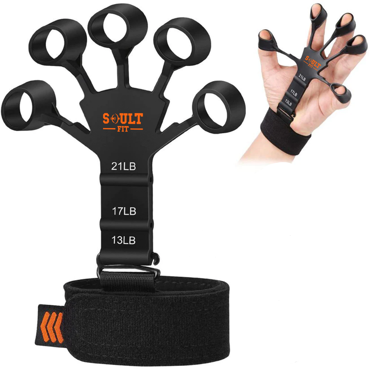 Hand Grip Trainer: Finger Exerciser & Strengthener